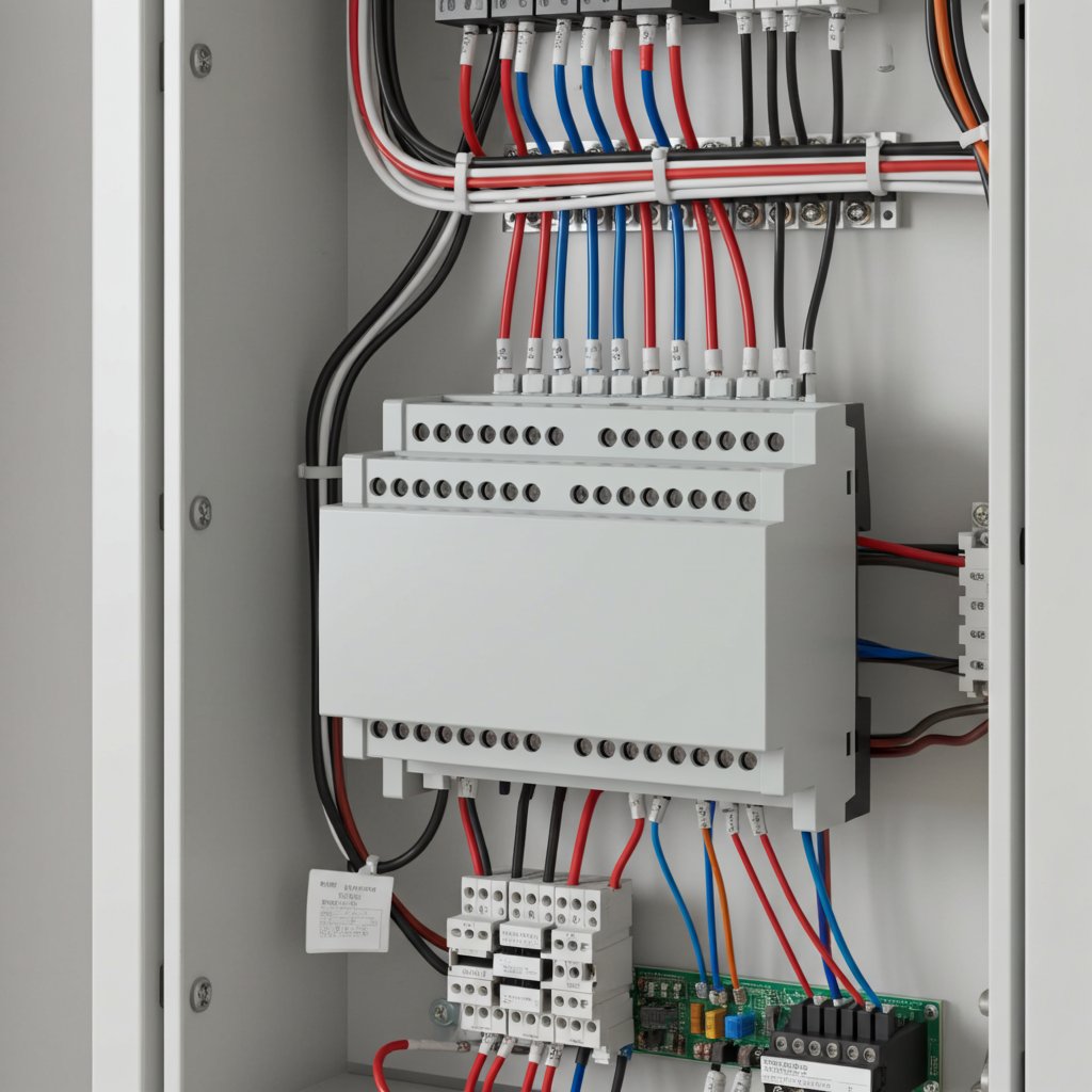 105mm (W) Insulated Enclosure to DIN 43 880 for 55mm Depth Distribution Cabinets  KU4590 - 0066465